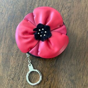 NEVER USED - Kate Spade - Poppy Keychain Coin Purse